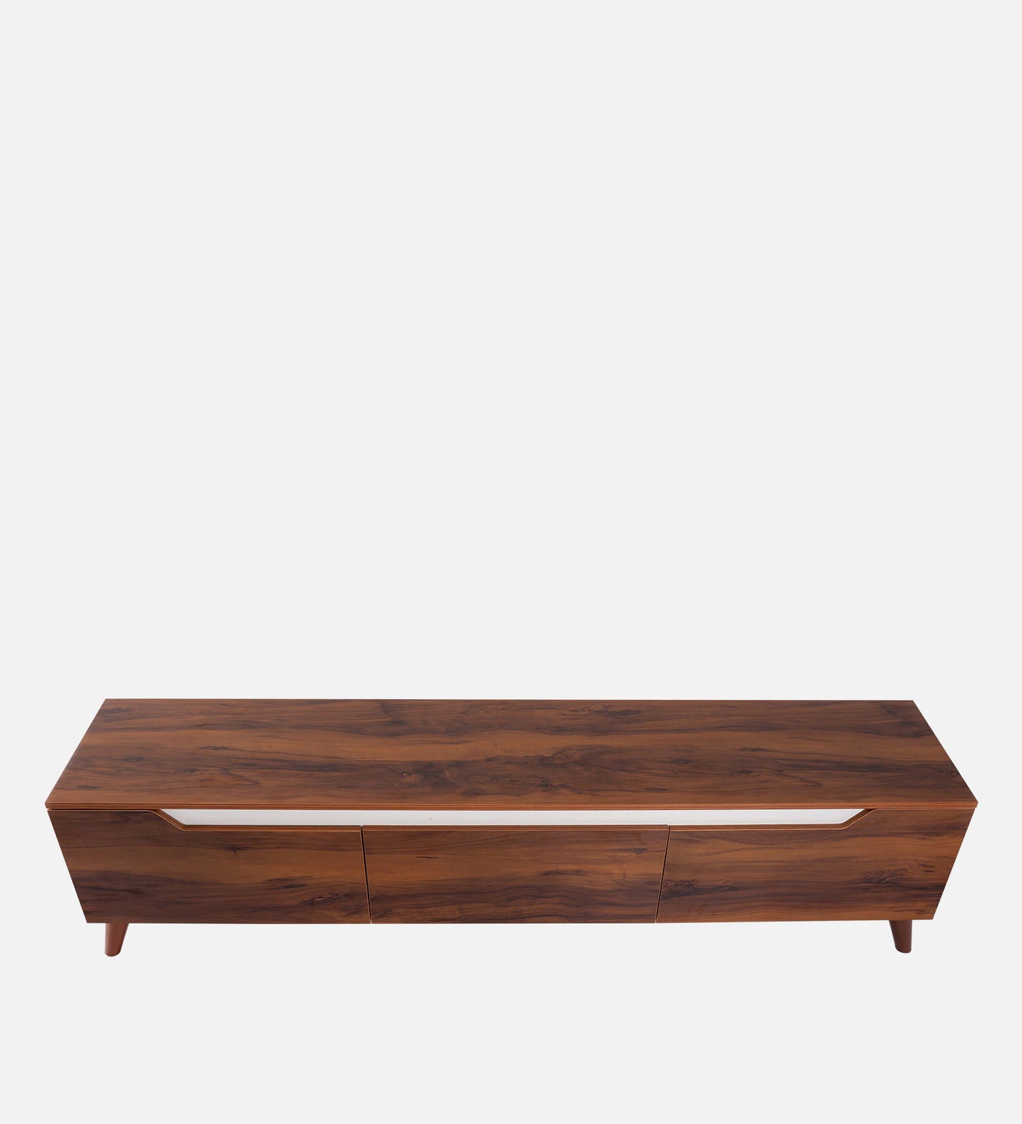 Ume TV Console in Brown and White Finish for TV's upto 80"