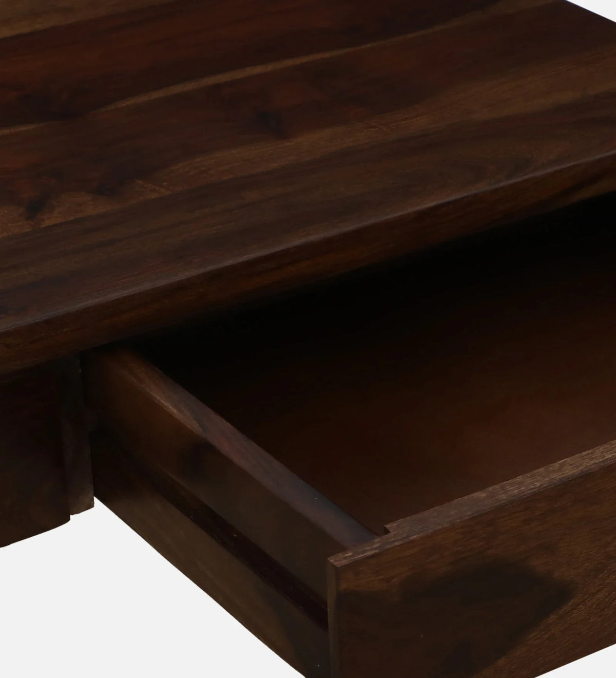 Harlev Sheesham Wood Writing Table In Provincial Teak Finish