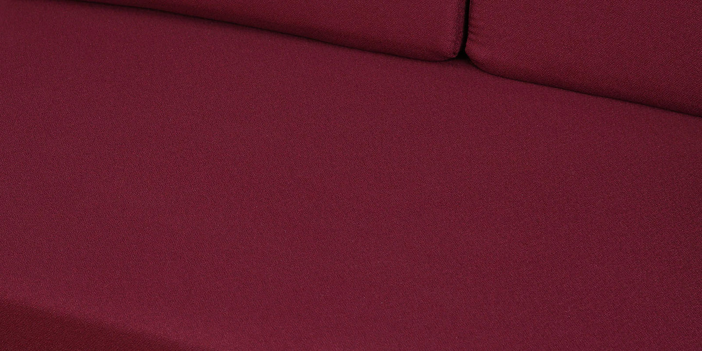 Hiroto RHS Sectional Sofa (2 + Lounger) In Red Colour