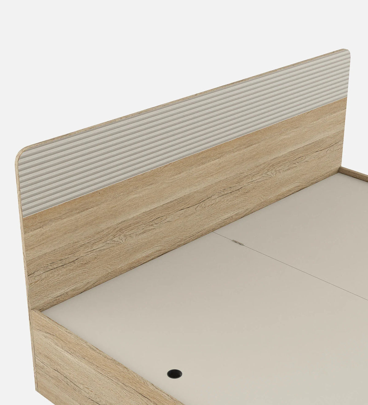 Kosmo Noah King Bed In Melamine Finish With Box Storage