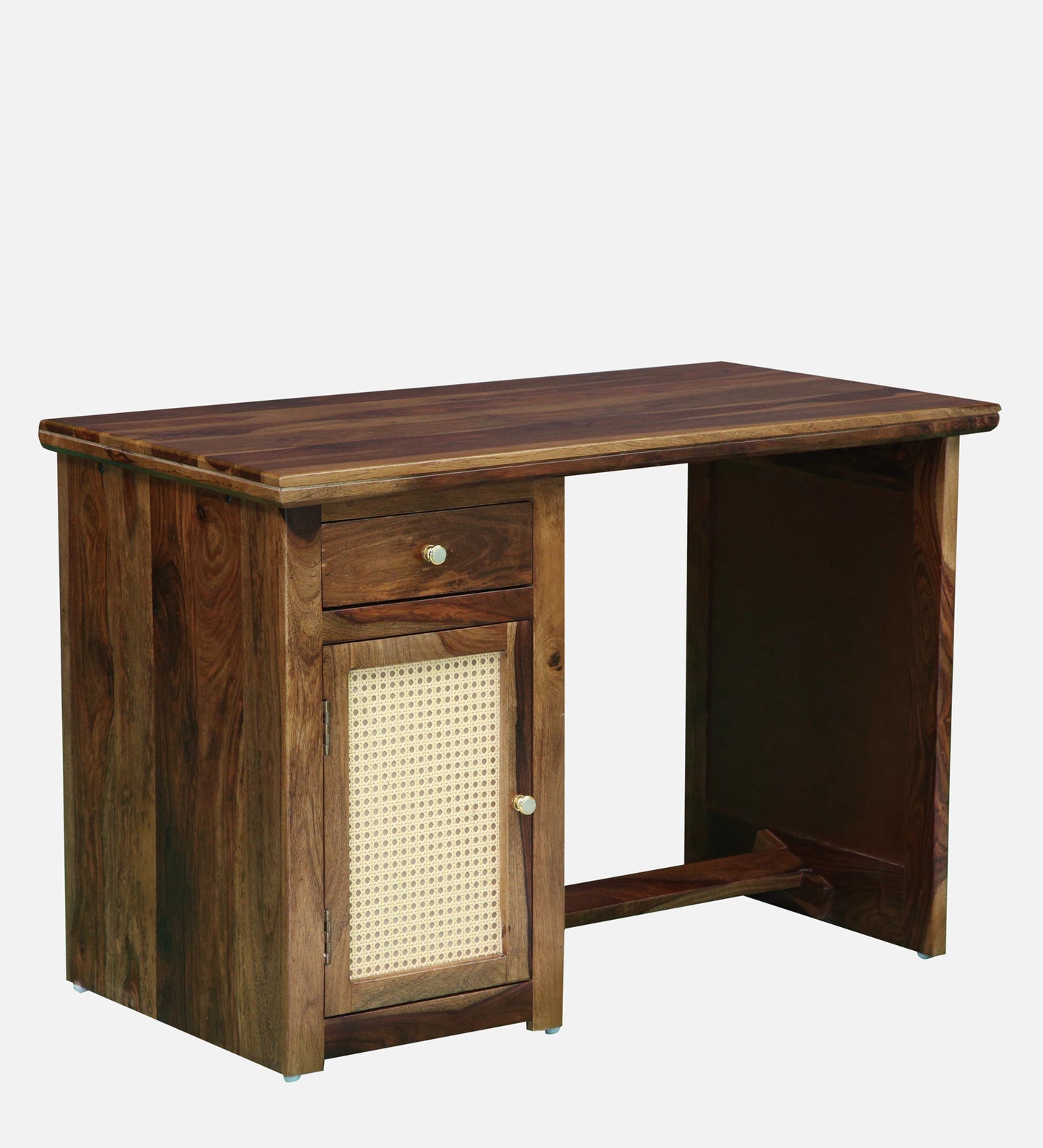 Albans Sheesham Wood Writing Table In Provincial Teak Finish