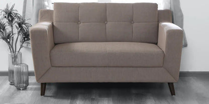 Amanda Fabric 2 Seater Sofa In Sandy Brown Colour