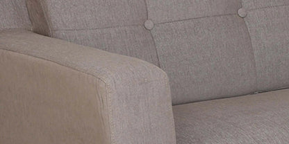 Amanda Fabric 2 Seater Sofa In Sandy Brown Colour