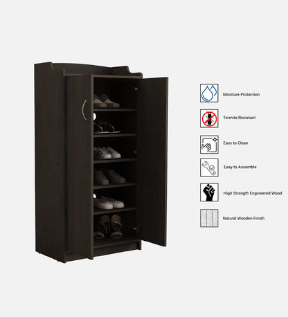 Amro Shoe Cabinet in Dark Wenge Colour