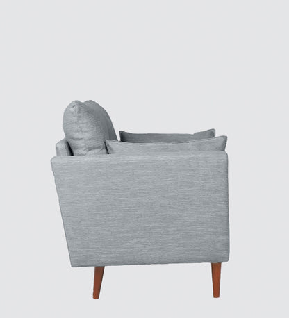 Ariahana Fabric Arm Chair in Grey Colour