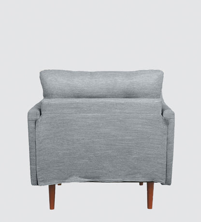 Ariahana Fabric Arm Chair in Grey Colour