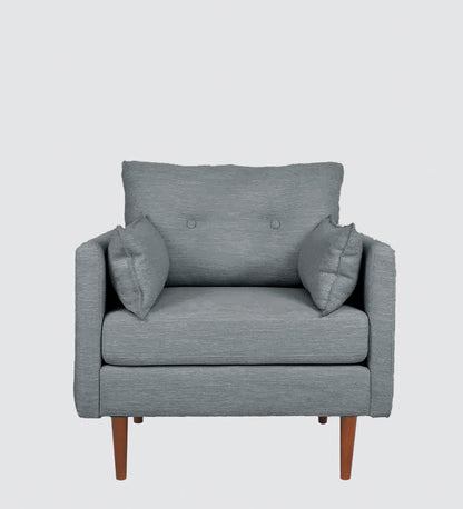 Ariahana Fabric Arm Chair in Grey Colour