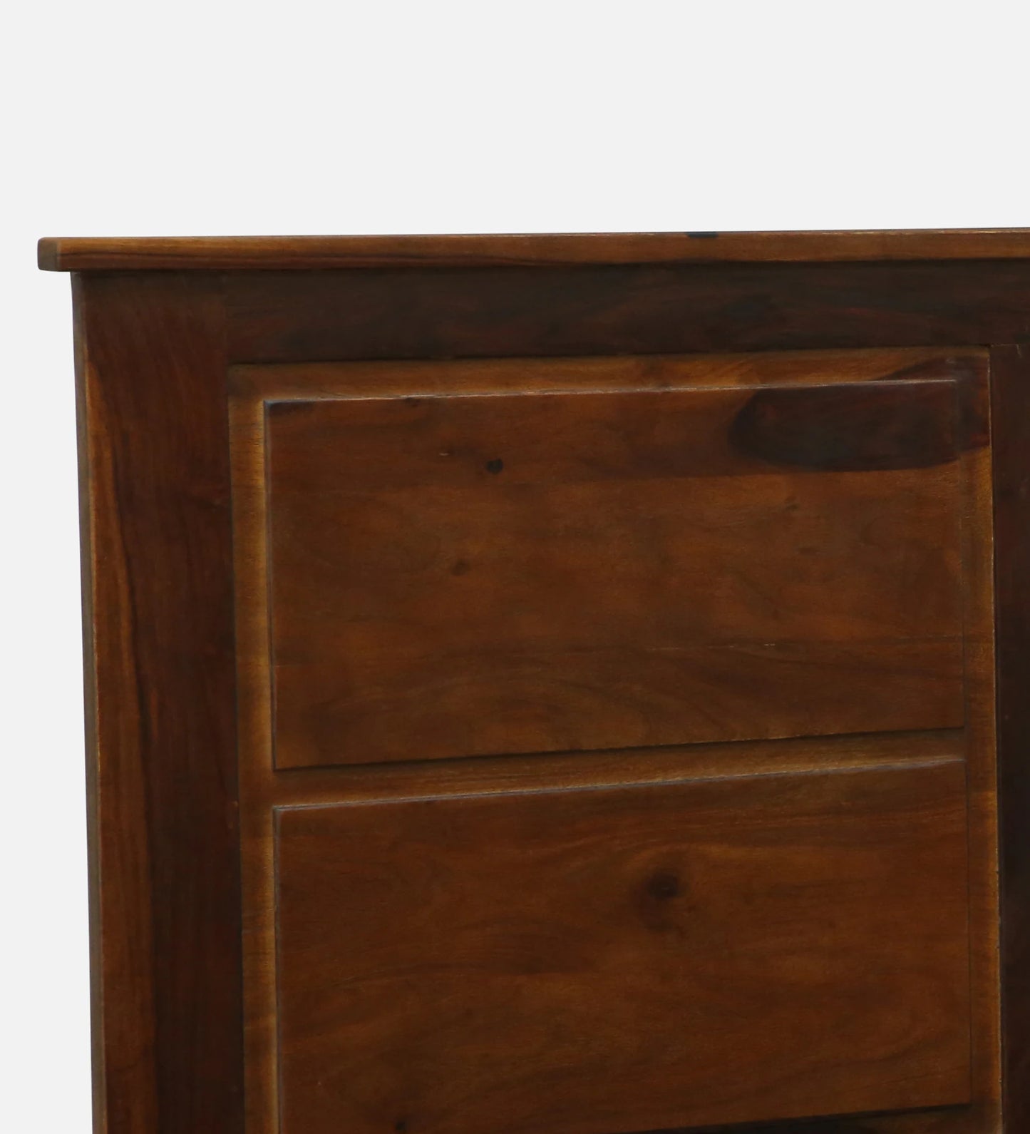 Assens Sheesham Wood Queen Size Bed In Provincial Teak Finish