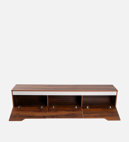 Ume TV Console in Brown and White Finish for TV's upto 80"