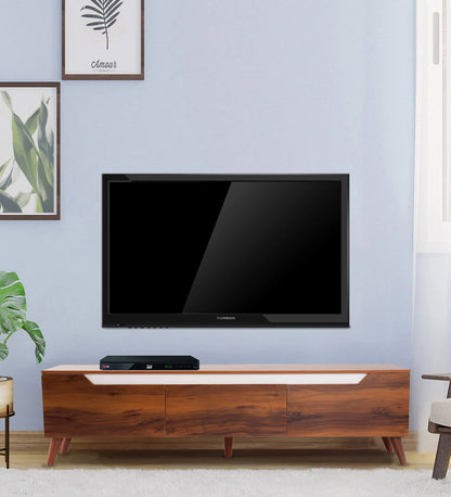 Ume TV Console in Brown and White Finish for TV's upto 80"