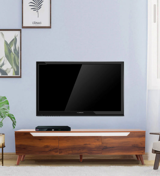 Ume TV Console in Brown and White Finish for TV's upto 80"