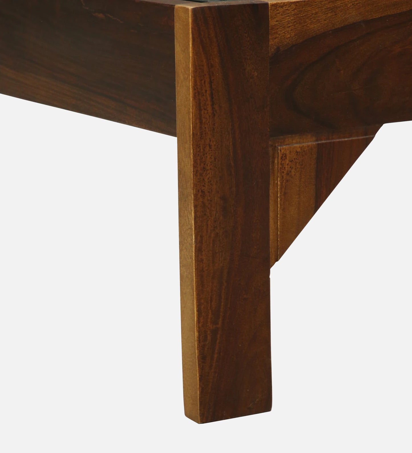 Beaune Sheesham Wood King Size Bed In Provincial Teak Finish