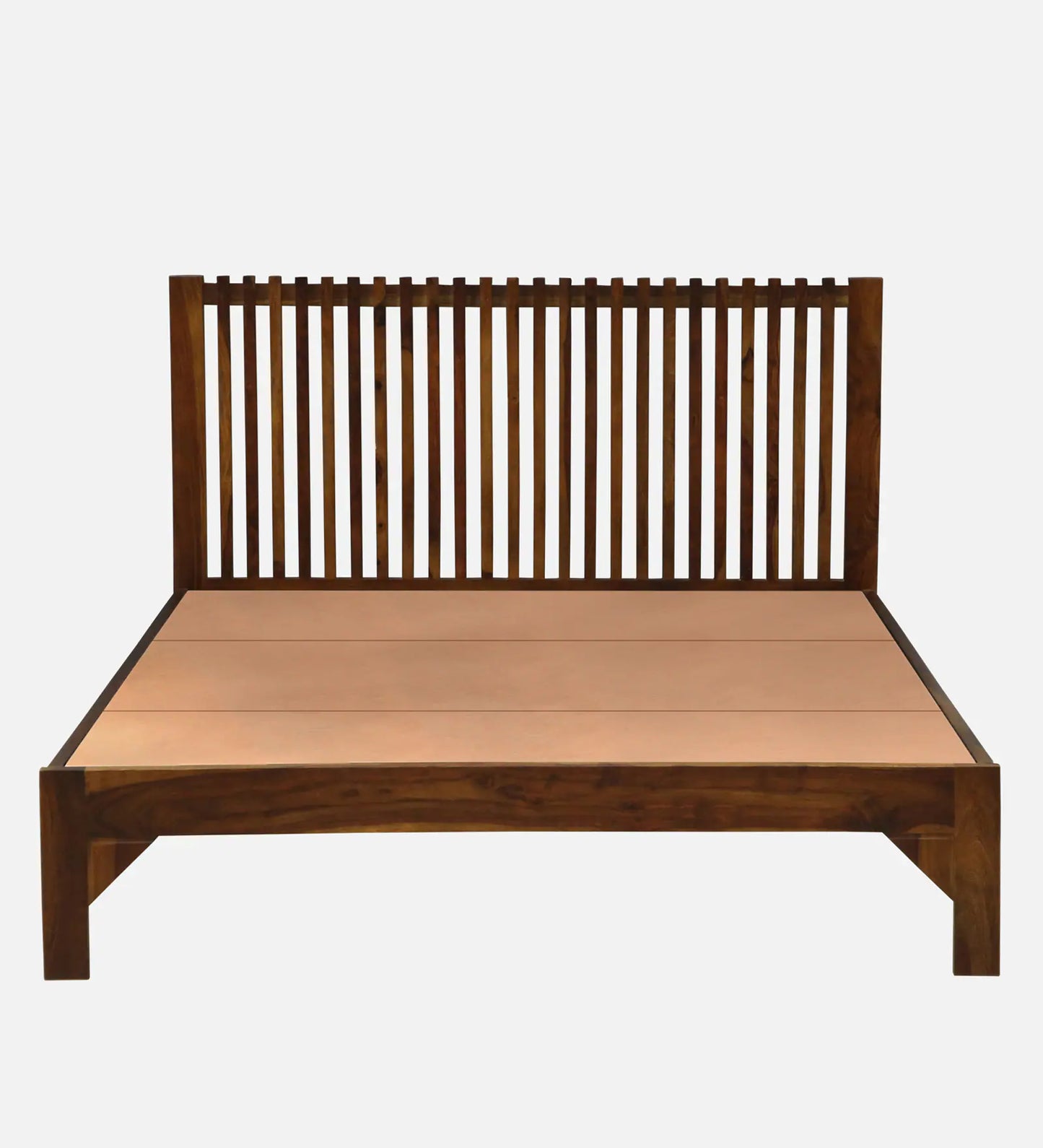 Beaune Sheesham Wood King Size Bed In Provincial Teak Finish