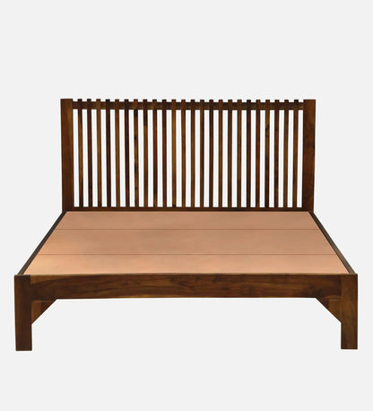 Beaune Sheesham Wood King Size Bed In Provincial Teak Finish
