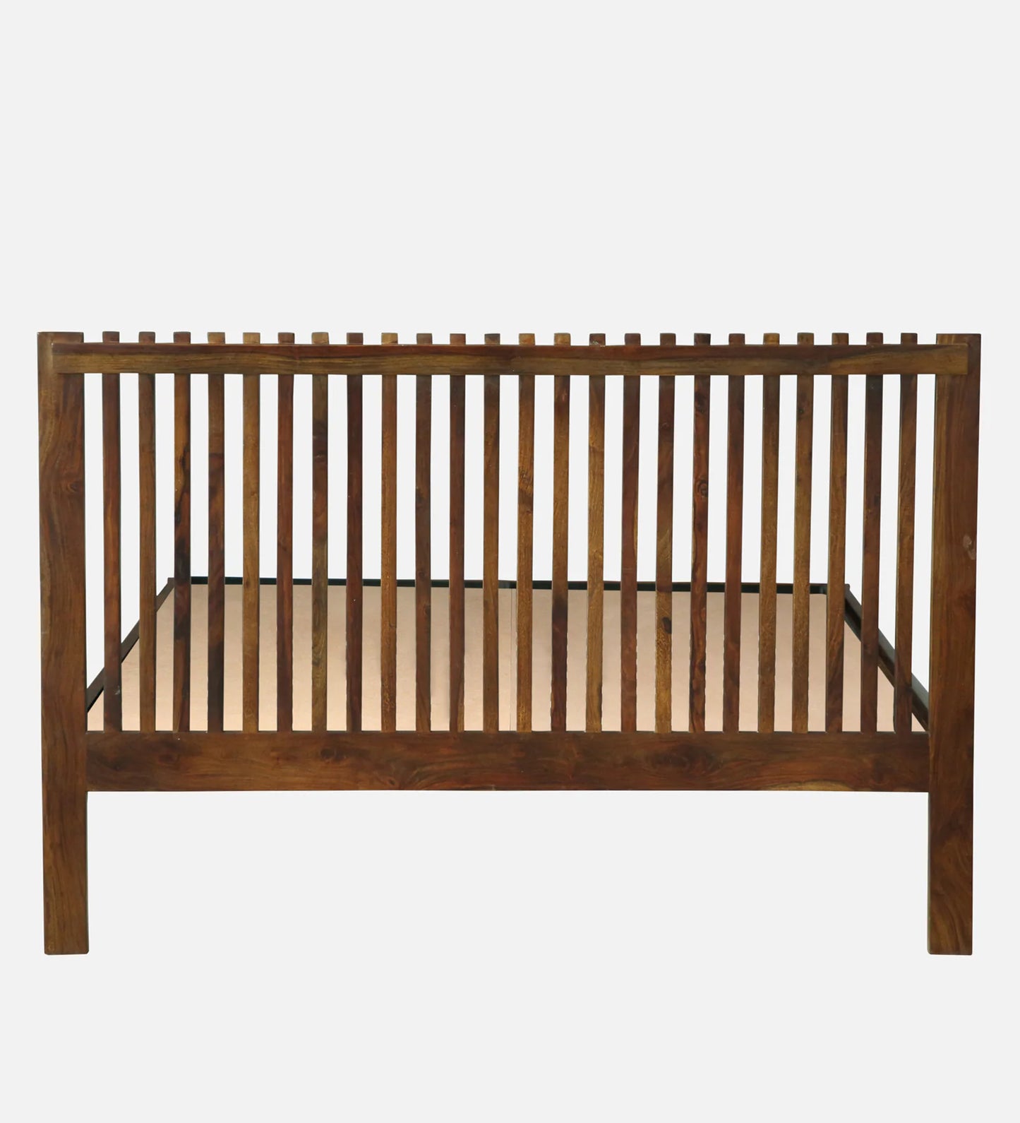 Beaune Sheesham Wood King Size Bed In Provincial Teak Finish