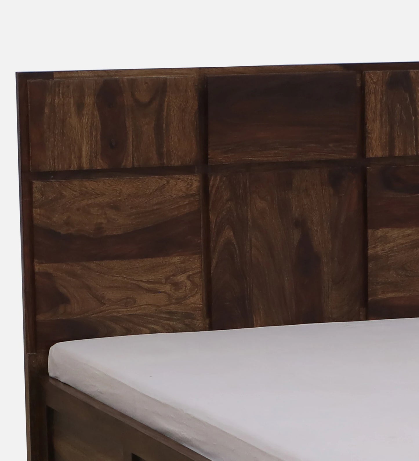 Bergen Sheesham  Provincial Teak Finish With Box Storage