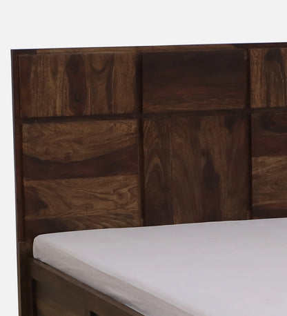 Bergen Sheesham  Provincial Teak Finish With Box Storage