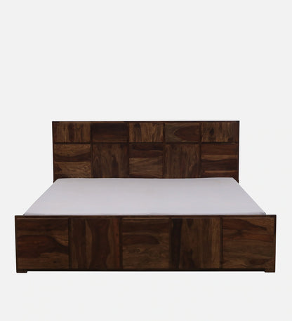 Bergen Sheesham  Provincial Teak Finish With Box Storage