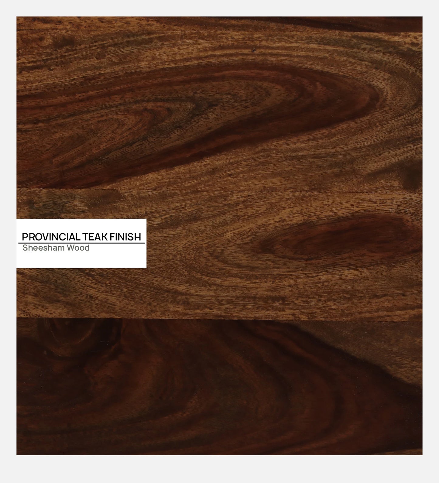 Bergen Sheesham  Provincial Teak Finish With Box Storage