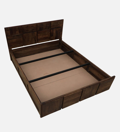 Bergen Sheesham  Provincial Teak Finish With Box Storage