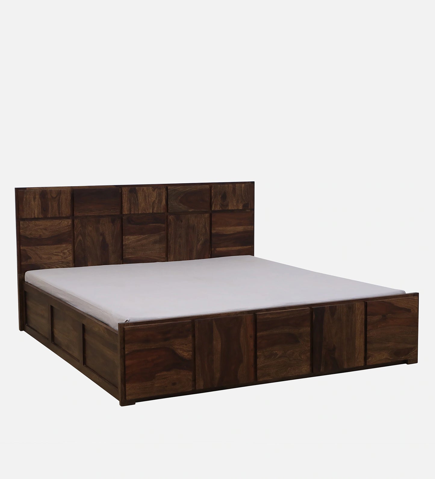 Bergen Sheesham  Provincial Teak Finish With Box Storage