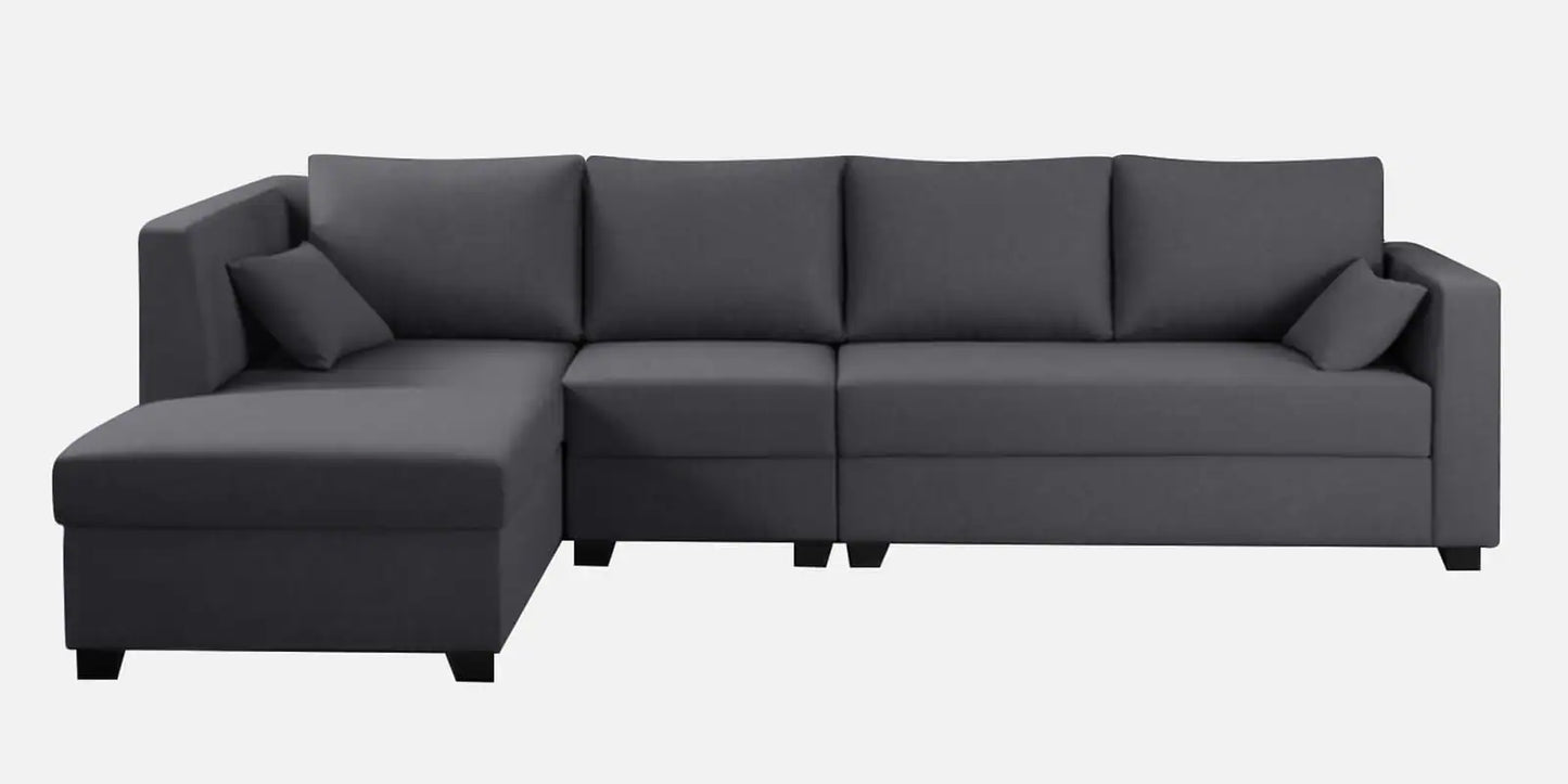 Fidel Velvet RHS Sectional Sofa (3 + Lounger) in Teal Blue Colour