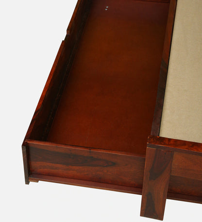 Buren Sheesham Honey Oak Finish With Drawer Storage