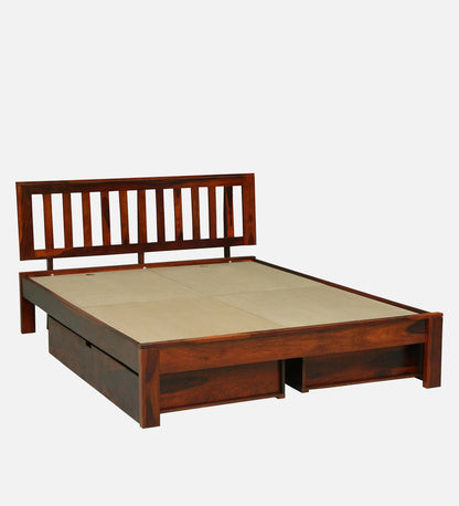 Buren Sheesham Honey Oak Finish With Drawer Storage