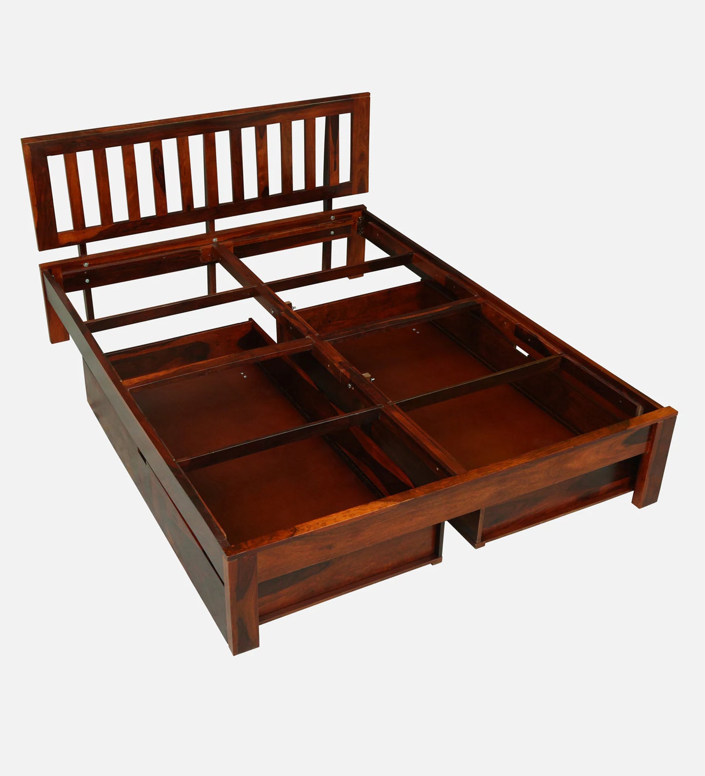 Buren Sheesham Honey Oak Finish With Drawer Storage