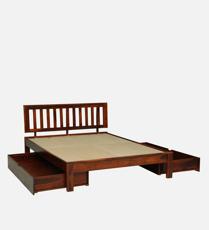Buren Sheesham Honey Oak Finish With Drawer Storage