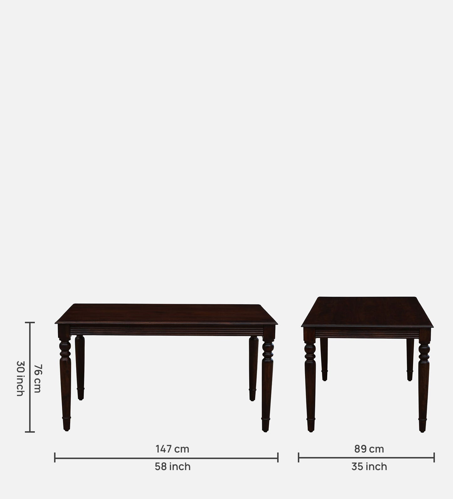 Clarion Sheesham  Provincial Teak Finish And Mocha Mousse