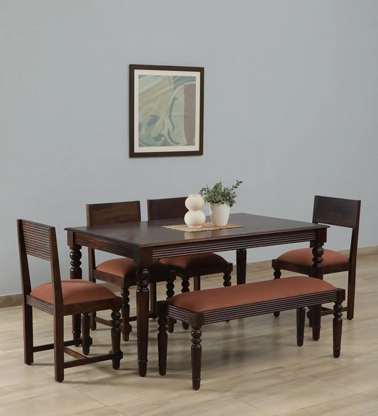 Clarion Sheesham  Provincial Teak Finish And Mocha Mousse