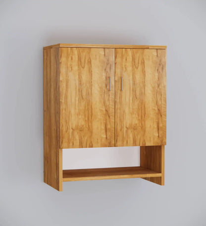 Ella Wood 2 Shoe Cabinet in Plateau Apple Finish