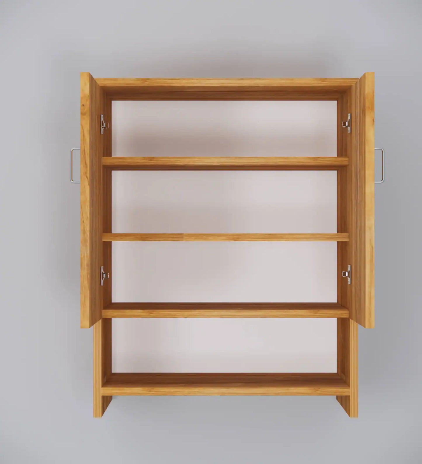 Ella Wood 2 Shoe Cabinet in Plateau Apple Finish
