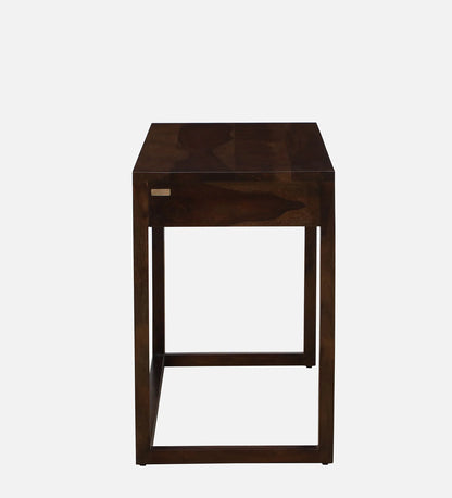 Harlev Sheesham Wood Writing Table In Provincial Teak Finish