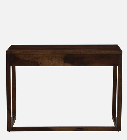 Harlev Sheesham Wood Writing Table In Provincial Teak Finish