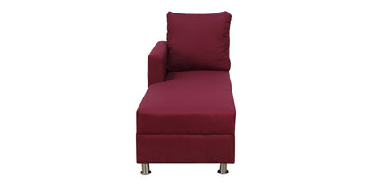 Hiroto RHS Sectional Sofa (2 + Lounger) In Red Colour