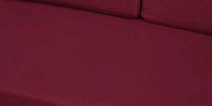 Hiroto RHS Sectional Sofa (2 + Lounger) In Red Colour