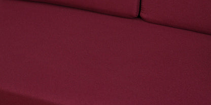 Hiroto RHS Sectional Sofa (2 + Lounger) In Red Colour