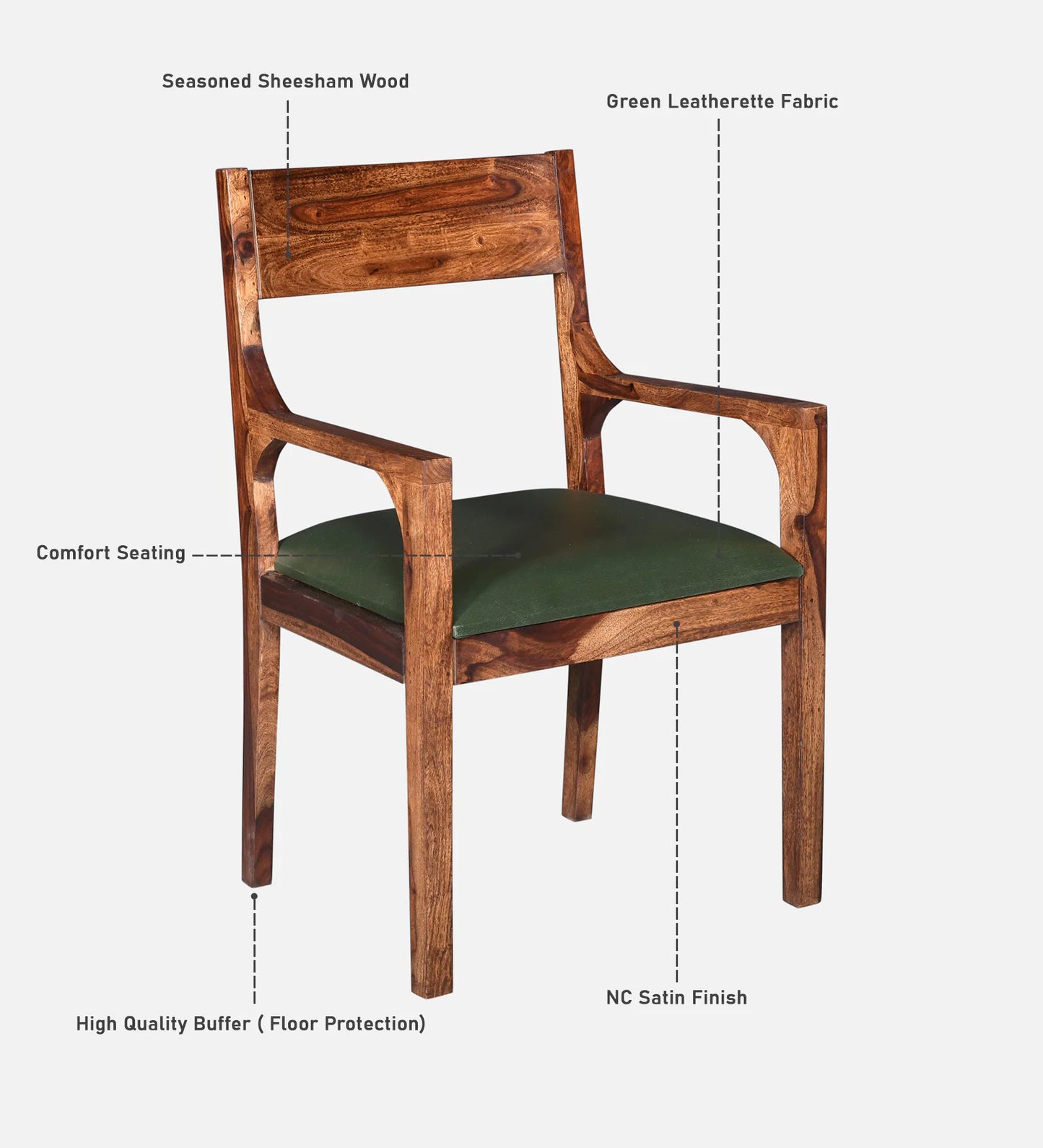 Ishani Sheesham  Provincial Teak Finish