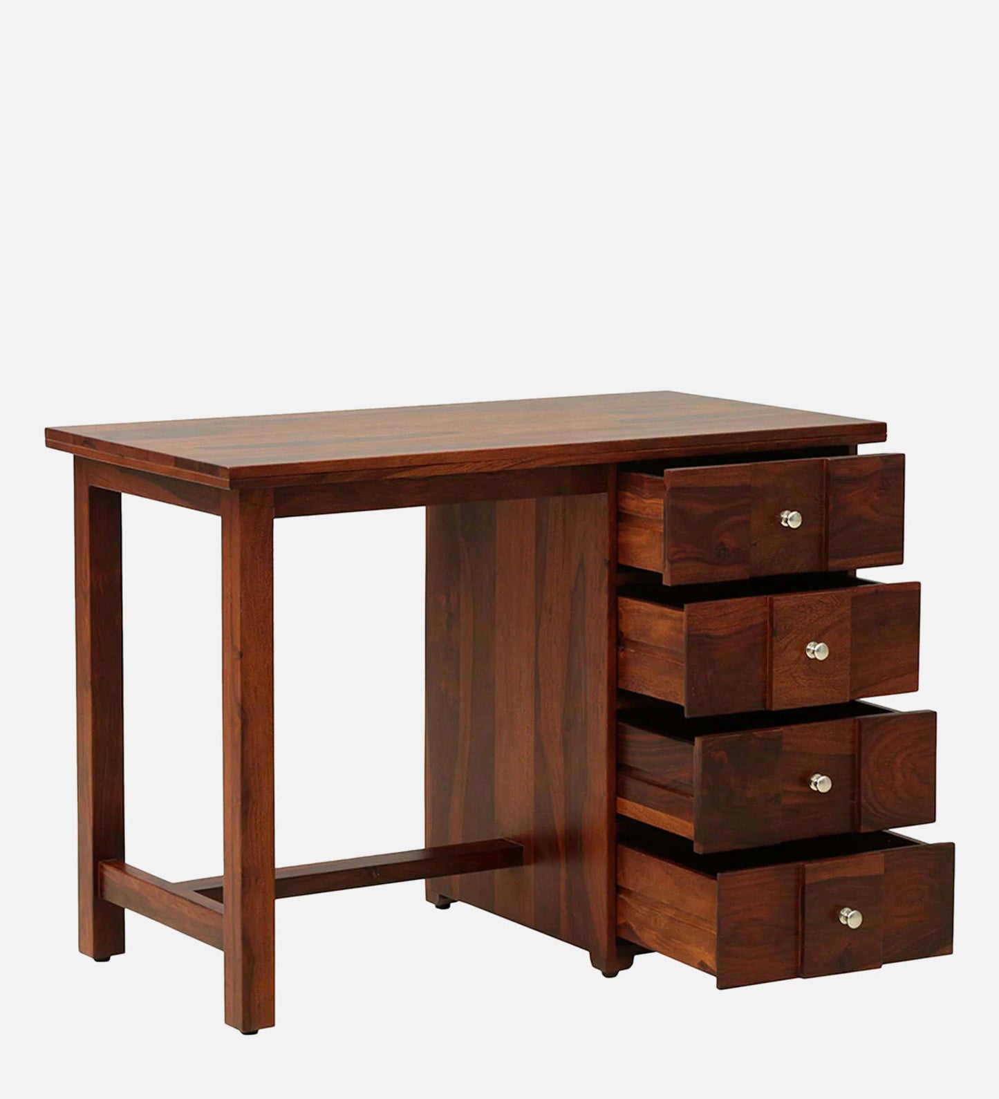 Kelty Sheesham Wood Writing Table In Scratch Resistant Honey Oak Finish