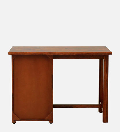 Kelty Sheesham Wood Writing Table In Scratch Resistant Honey Oak Finish