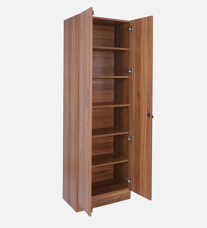 Kenzou 2 Door Wardrobe In Lyon Walnut Finish