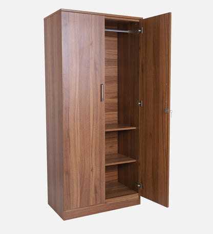 Kibo 2 Door Wardrobe In Lyon Walnut Finish With Drawer