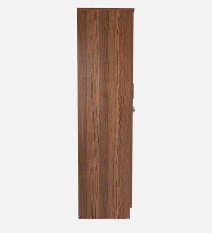 Kibo 2 Door Wardrobe In Lyon Walnut Finish With Mirror & Drawer