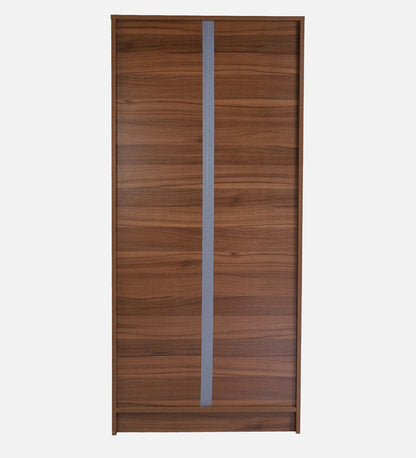 Kibo 2 Door Wardrobe In Lyon Walnut Finish With Mirror & Drawer