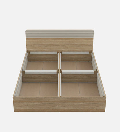 Kosmo Noah King Bed In Melamine Finish With Box Storage