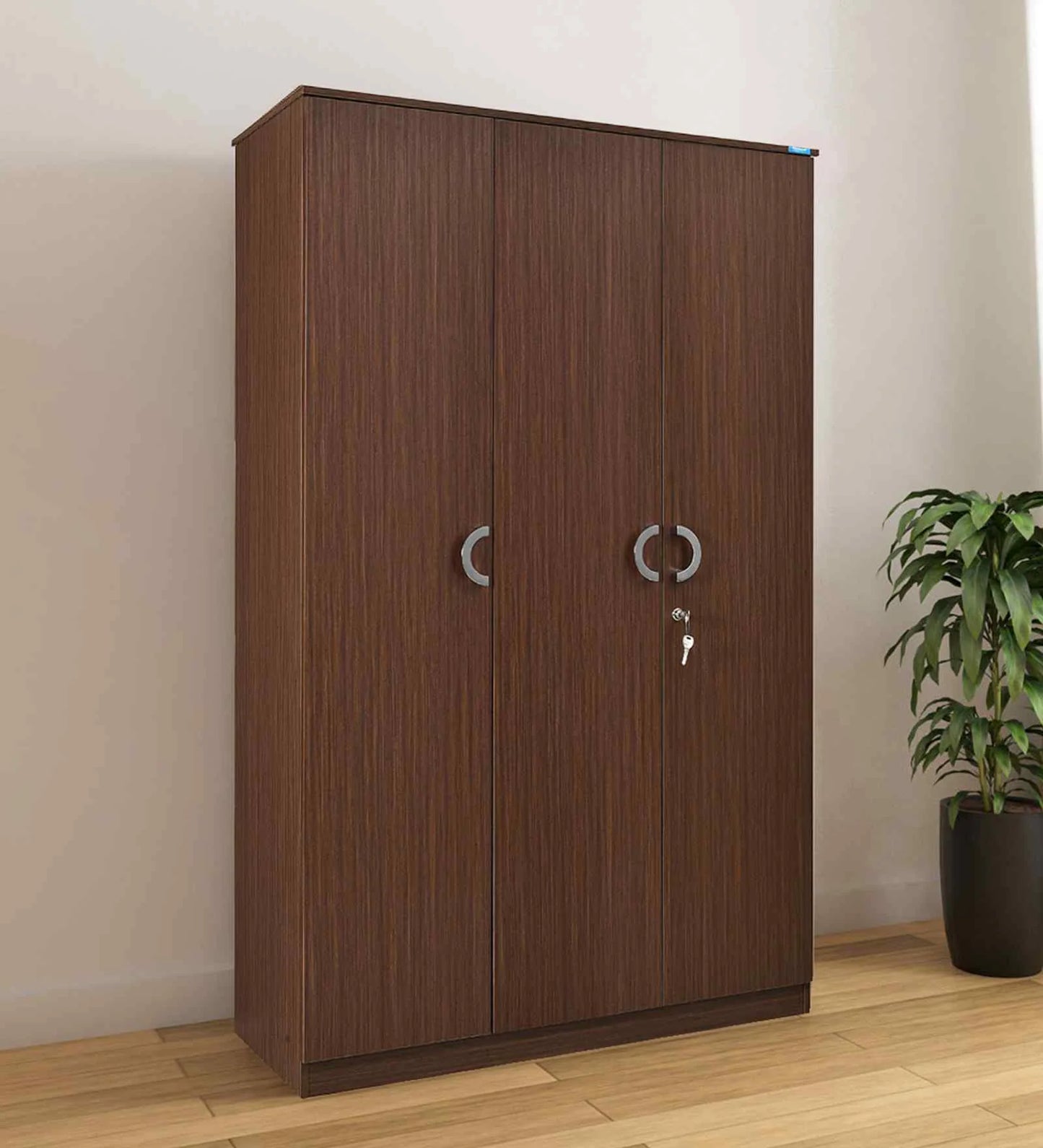 Massif 3 Door Wardrobe In Legno Oak Finish