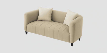 Niki Fabric 2 Seater Sofa In Ivory Cream Color