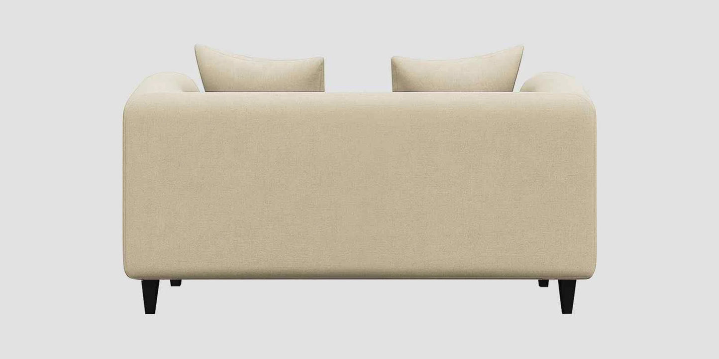 Niki Fabric 2 Seater Sofa In Ivory Cream Color